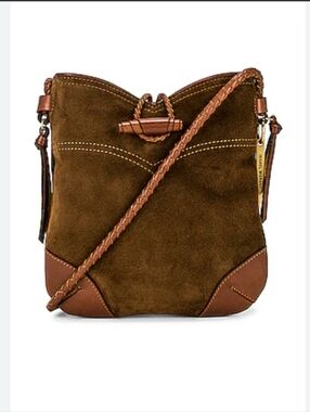 Isabel Marant Taggy Bag Cognac Brown Suede Leather